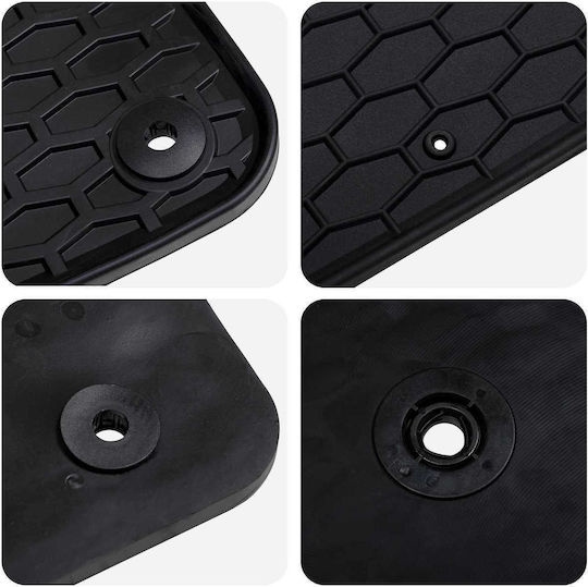 Car Mat 4 Pcs Black TPE 42029128 Black