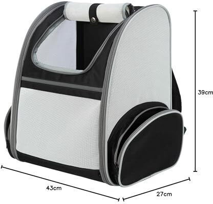 Trixie Backpack for Carrying Dog Gray L43xW39xH27cm