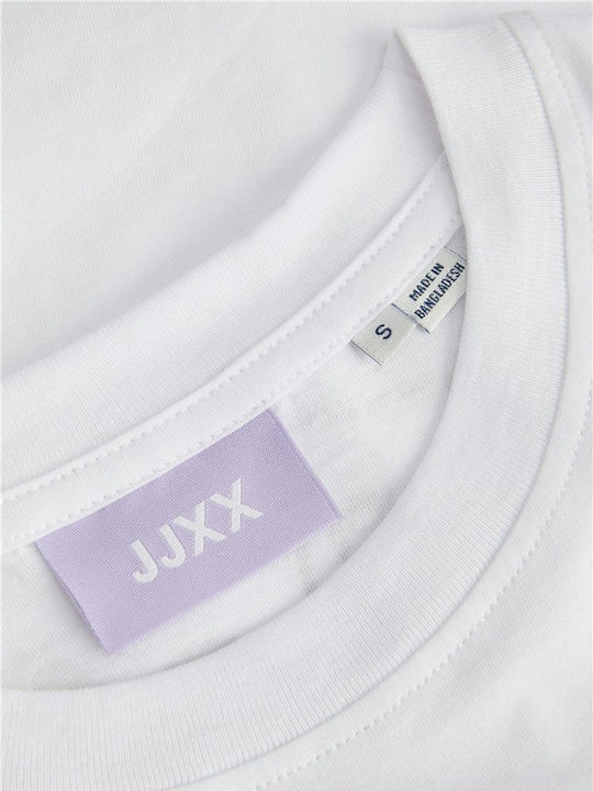 Women's T-shirt Gray-White-Blue