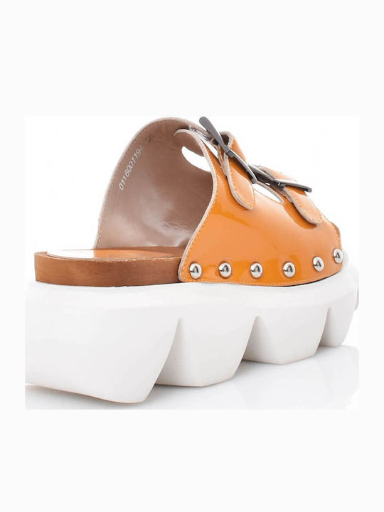 Liv Women's Flat Sandals Flatforms Brown
