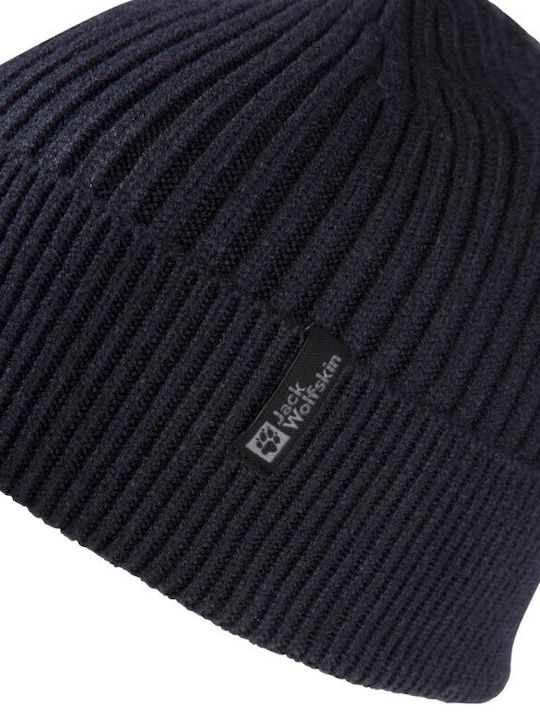 Beanie Unisex Σκούφος Πλεκτός σε Μπλε χρώμα