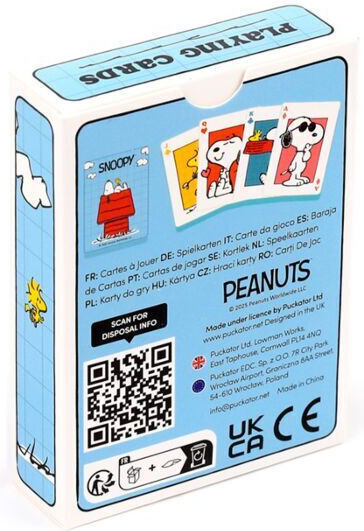 Puckator Thematic Playing Cards Peanuts Playing Cards Snoopy & Woodstock