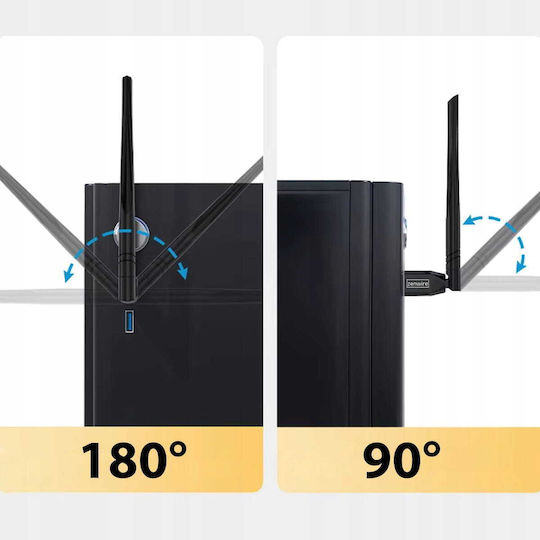 Zenwire USB Network Adapter with Wireless Wi-Fi Connection 650Mbps
