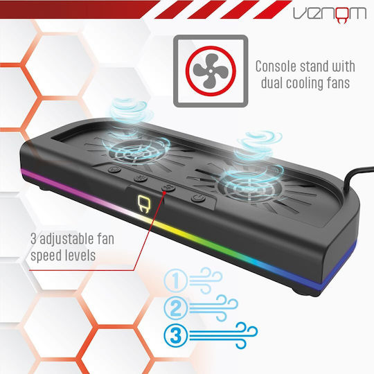Venom LED Ladestation Für Switch 2 Schwarze