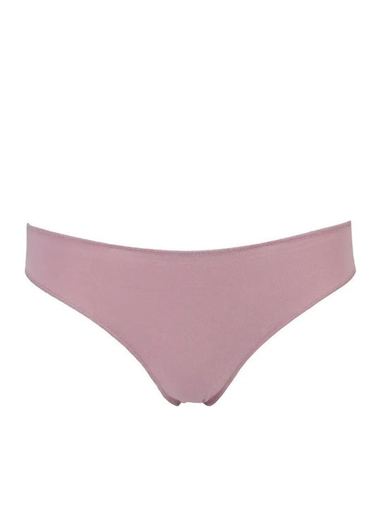 Γυναικεία Slip 3Pack χωρίς Ραφές Ροζ Ανοικτό-μόκκα-μωβ