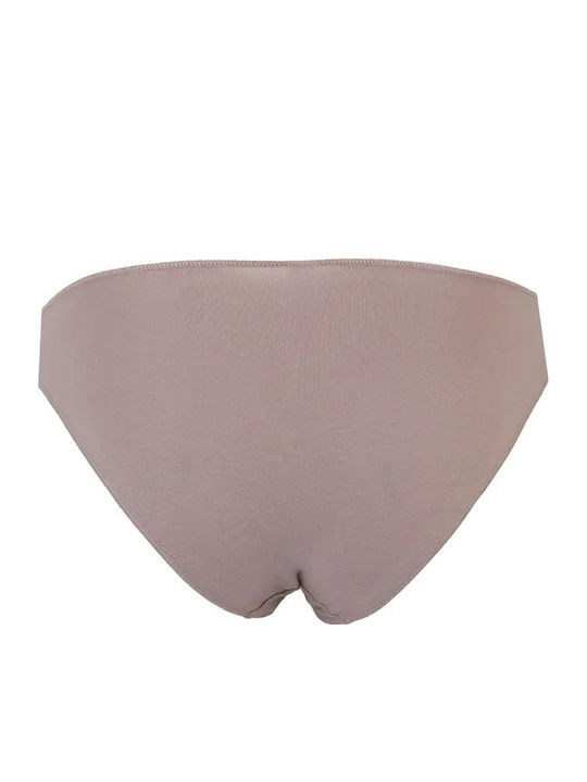 Γυναικεία Slip 3Pack χωρίς Ραφές Ροζ Ανοικτό-μόκκα-μωβ
