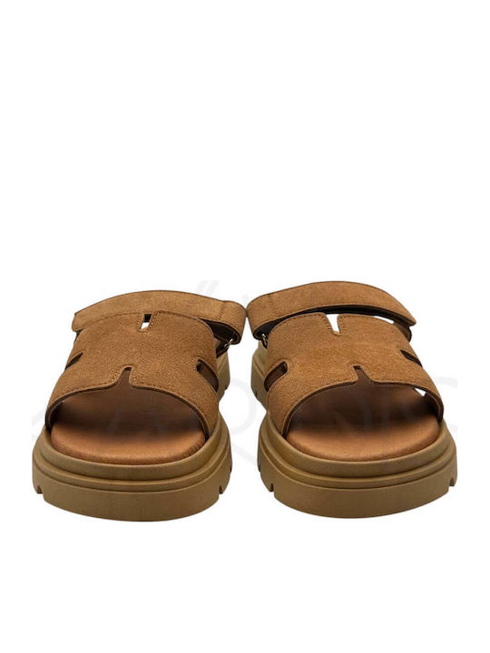 Leather Women's Anatomic Tabac Brown Sandals