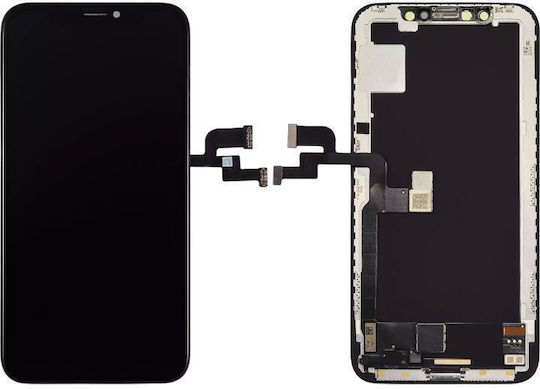 Екран OLED със Сензорен Механизъм за iPhone X (Черен)