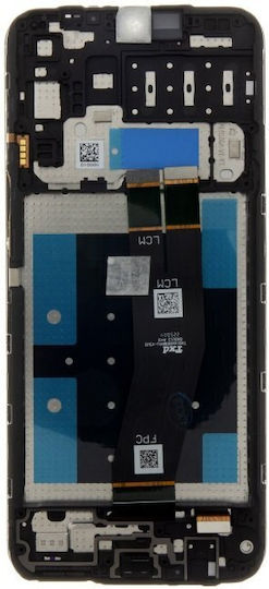 Samsung Screen Display with Touch Mechanism and Frame for Samsung Galaxy A14 A145F (Black)