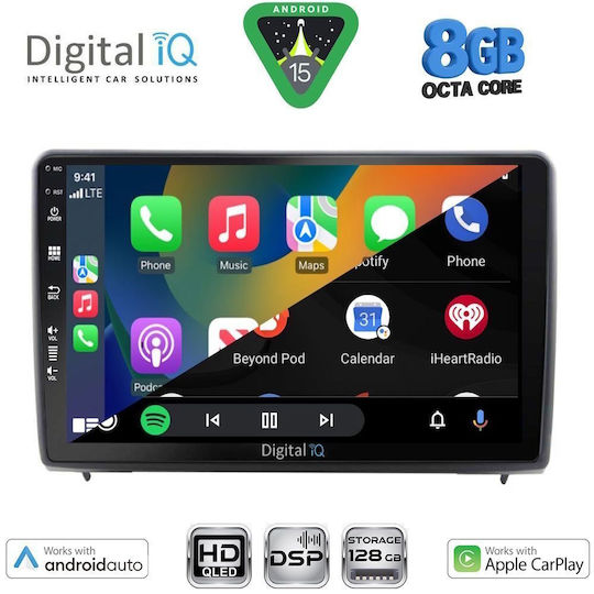 Digital IQ Car Audio System for Ford EcoSport 2018-2022 Bluetooth USB WiFi GPS Apple CarPlay Android Auto with 10" Touch Screen