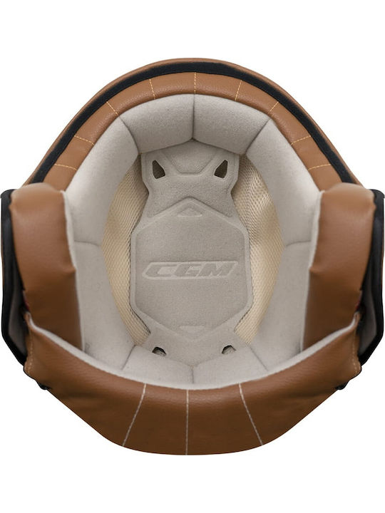 CGM Pix Sprint 191G Light Blue / Orange Motorcycle Helmet Jet ECE 22.06 1050gr with Sun Visor