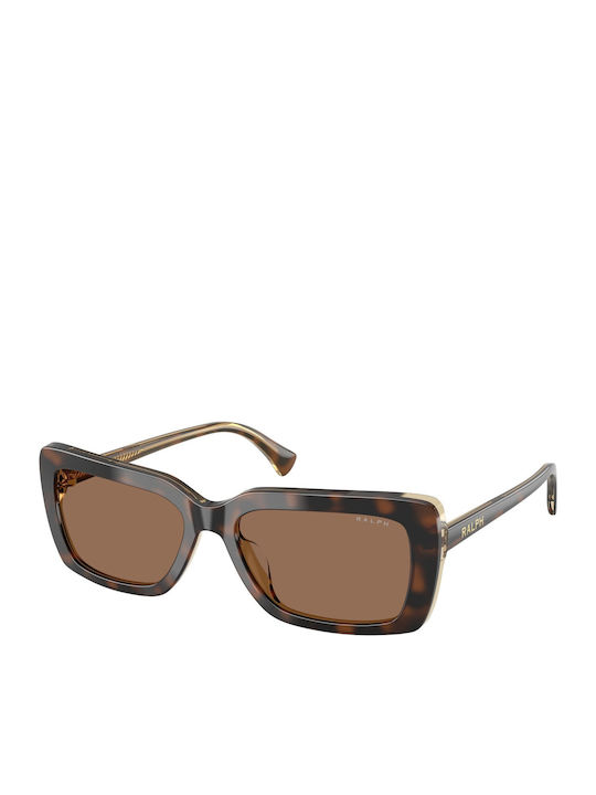 Ralph Lauren Women's Sunglasses with Brown Horn-Rimmed Frame and Brown Lenses RA5342U 629473