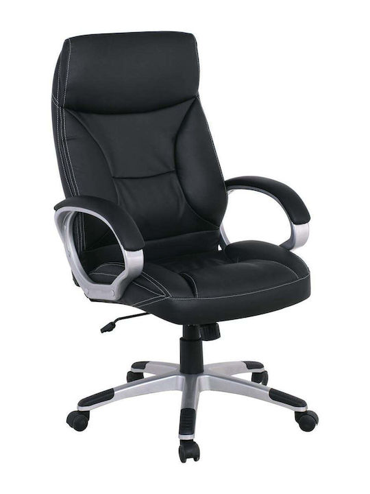Executive Office Chair with Recline and Adjustable Arms Black