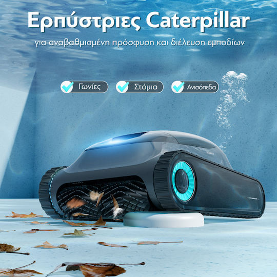 Aiper Scuba S1 Wireless Robot Vacuum Bottom Walls Waterline for Pools 150m² with 3.5lt Filter