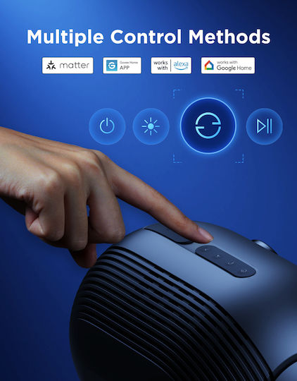 Govee Smart Projector Διακοσμητικό Φωτιστικό Galaxy Light RGB 23.8x16.3x14.8εκ.