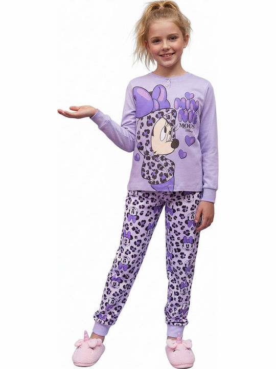 Minnie Mouse Kinder-Nachtwäsche Lila