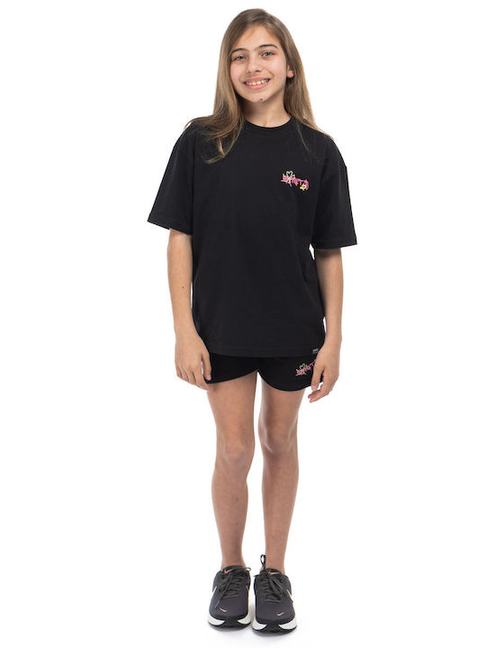 Kids Shorts Bermudas Fabric Black