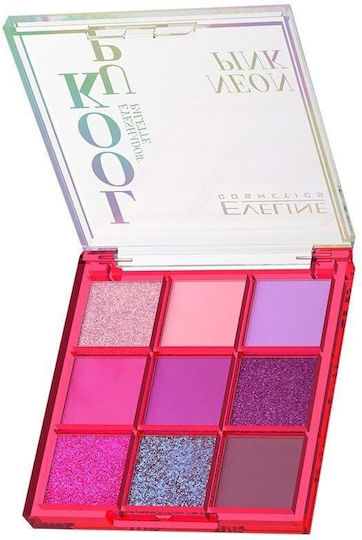 Eveline Cosmetics Look Up Palette 9 Eye Shadows Neon Pink 10.8g