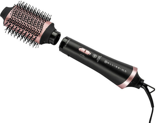 Bellissima Dry And Style Κεραμική Ηλεκτρική Βούρτσα με Αέρα για Ίσιωμα και Μπούκλες Μαλλιών και Γενειάδας 1000W