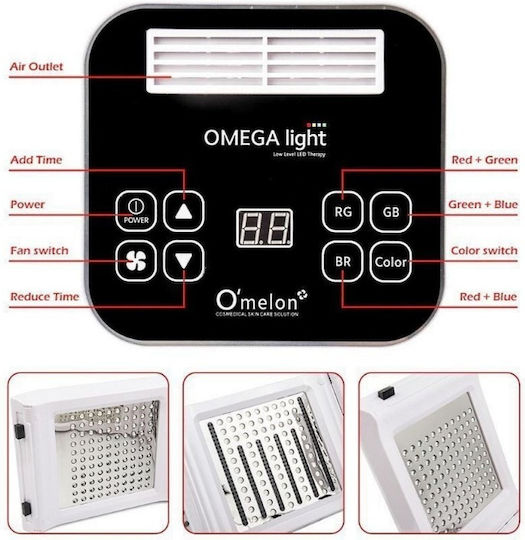 Συσκευή Φωτοθεραπείας Led Omega Light Omelon Low Level Led Therapy
