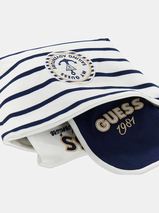 Guess Guess Baby-Strampler mit Hosen Blau 5 Stück