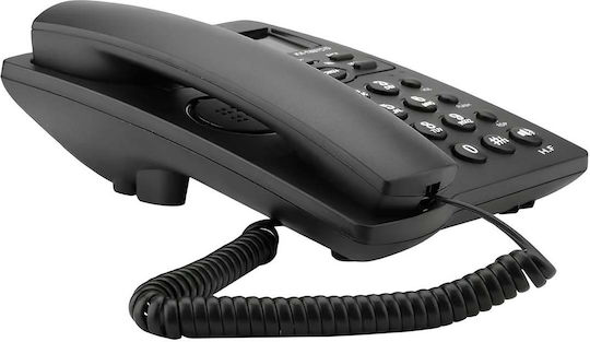 Avizar Landline Phone Model Tx-8975 Multifunction 16-character Lcd Screen Black