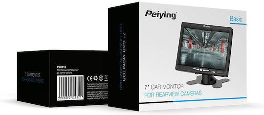 Peiying 7 Inch Rearview Camera Screen for Car Dashboard