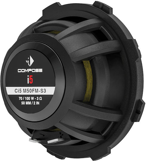 Helix Ci5 M50FM-S3 Ηχείο Αυτοκινήτου 2.36" με 70W RMS (Midrange) Τεμάχιο