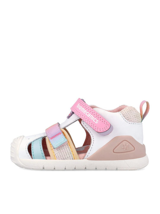 Sandale Tip Pantof Anatomice Albe