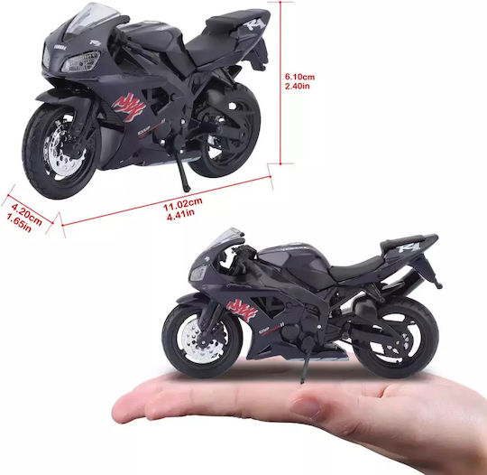 Motocicletă Metalică Special Edition Yamaha Yzfr1 Scara 1 La 18