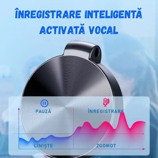 Reportofon Spion Birai Br30 16gb Activare Vocală Înregistrare Hd Autonomie 20h Tip Breloc