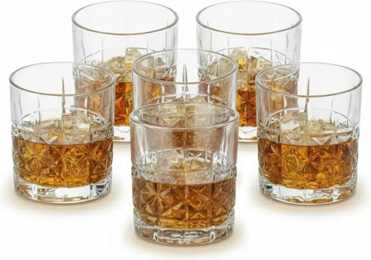 Set Pahare Whiskey Din Sticlă 335ml 6 Bucăți