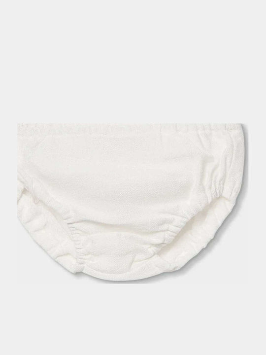 Kids Dress Short Sleeve Floral White
