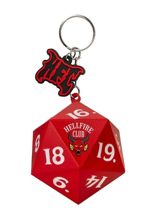 Stranger Things Hellfire Club Squishy Keychain