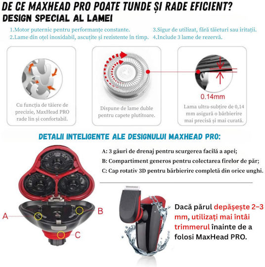Professionelles Akku-Haarschneider Set Schwarz