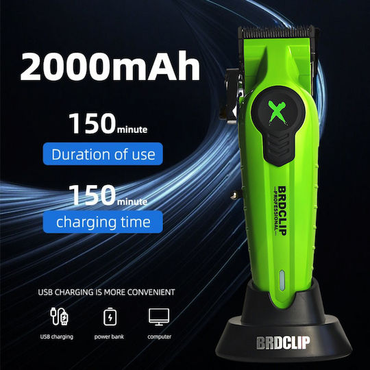 Professionelle Wiederaufladbare Haarschneidemaschine Grau