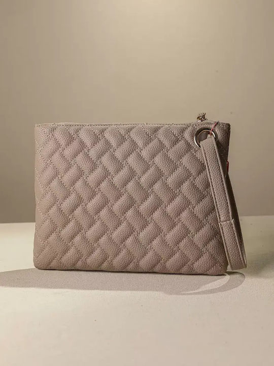 Πρακτικό Τσαντάκι Νεσεσερ Dark Beige 25x3x20 Dark Beige