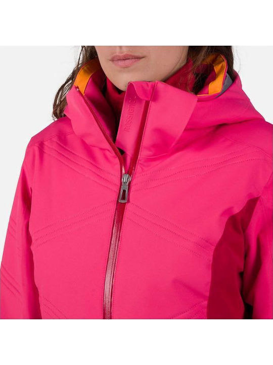 Rossignol RLNWJ07_35N Γυναικείο Μπουφάν για Σκι & Snowboard Ροζ