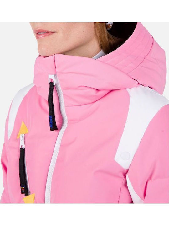 Rossignol Down RLNWJ30_35R Γυναικείο Μπουφάν για Σκι & Snowboard Ροζ