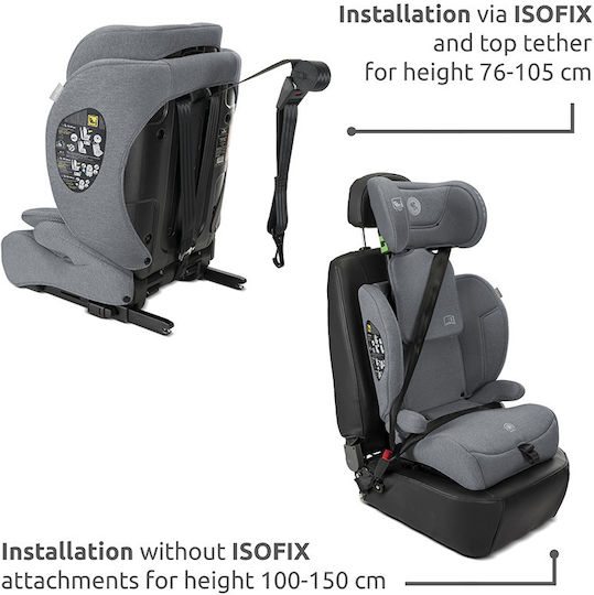 Lorelli Rio Autositz mit ISOfix Grau 9-36 kg