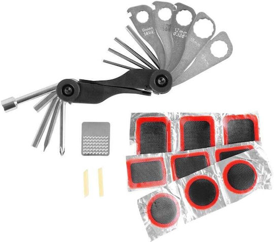 Komplet Werkzeugset Für Fahrradreparatur Reifenflicken 28 Stück