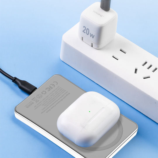 Voltres MagSafe Power Bank 5000mAh 15W mit USB-C Ausgangsanschlüsse Weiß