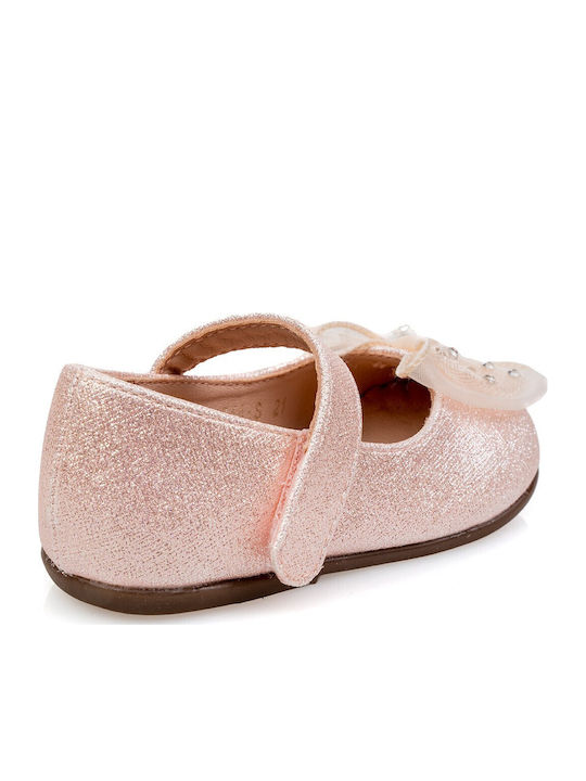 Kinder Pumps & Ballerinas mit Bügel- und Schleifenverschluss Rosa