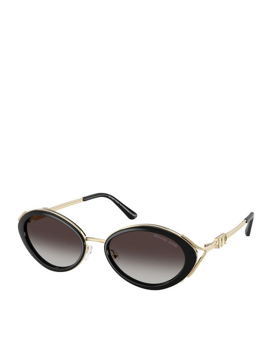 Michael Kors Key West Γυναικεία Γυαλιά Ηλίου με Μαύρο Μεταλλικό Σκελετό και Μαύρο Φακό MK1179 30058G