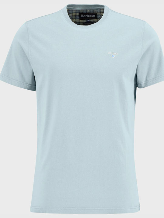 Herrenblusen Kurzarm T-Shirt Hellblau