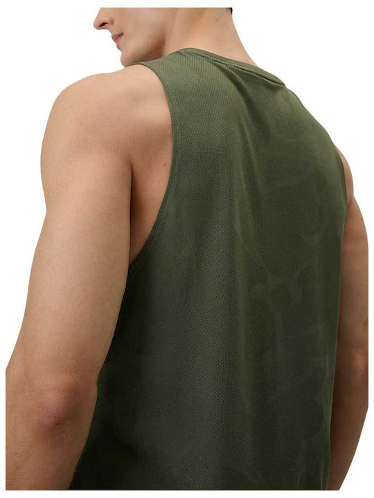 Funktionale Ärmellose Bluse Khaki