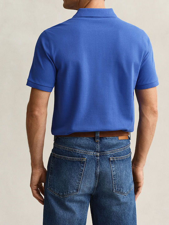 Gant Shield Polo Herrenblusen Blauviolett