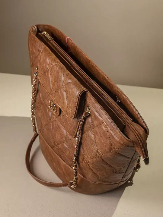 Γυναικεία Shopper Τσάντα Καφέ