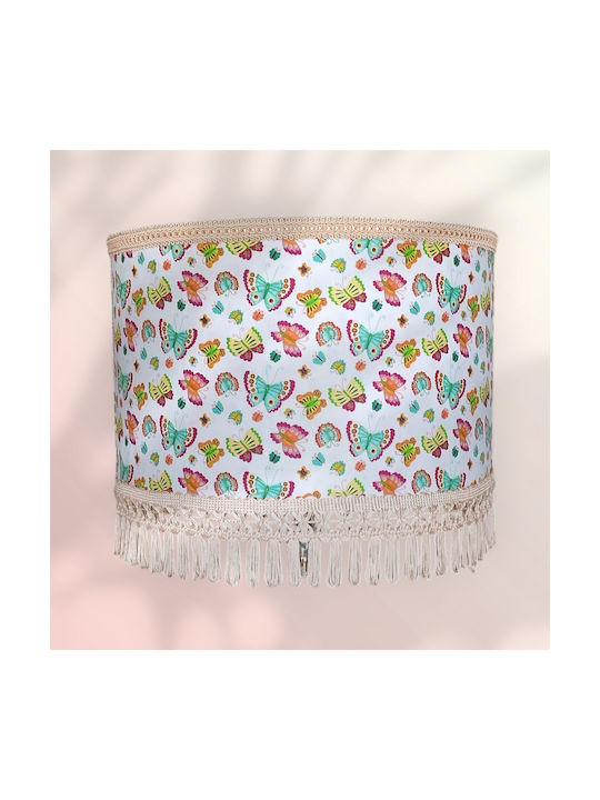 Oxygen Single-Light Kids Ceiling Hanging Light with E27 Socket 35x25cm