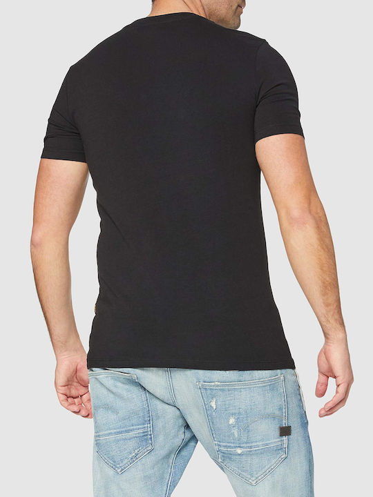 Base T-shirt Μαύρο